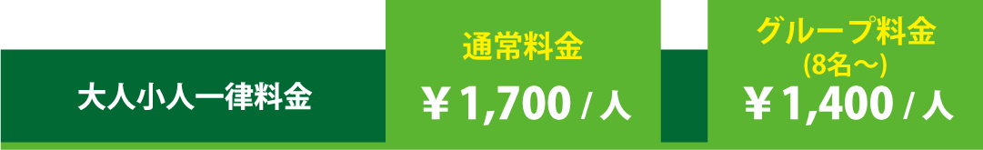 フォレストアドベンチャー丹波ささやま・利用料金